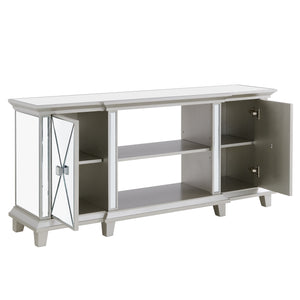 Mirrored media stand w/ storage Image 10