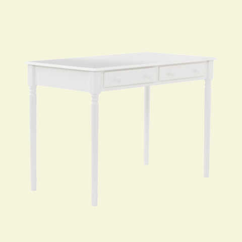 Image of Writing 2-Drawer Desk – Crisp White