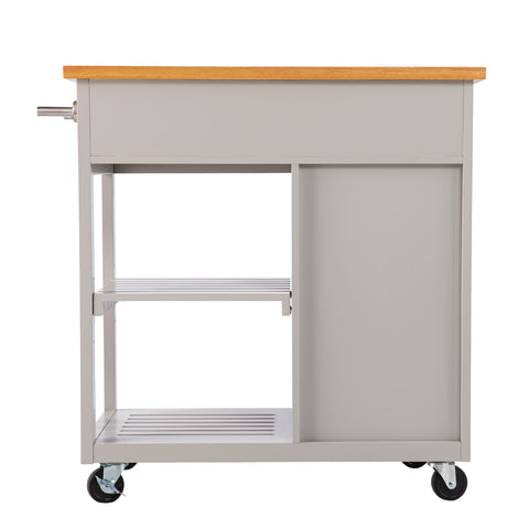 Image of Rolling Kitchen Island w/ Storage