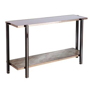 Thornsett Console Table w/ Mirrored Top