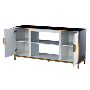 Modern entertainment center w/ storage Image 9