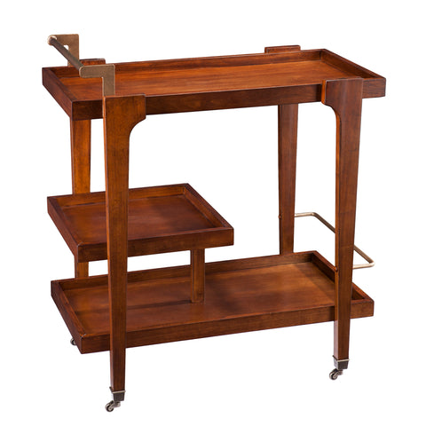 Image of Holly & Martin Zhori Midcentury Modern Bar Cart