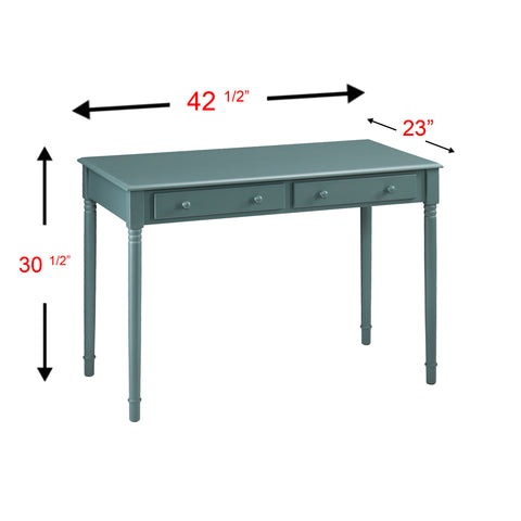 Image of Slim design offers 2 drawers for convenient storage Image 7