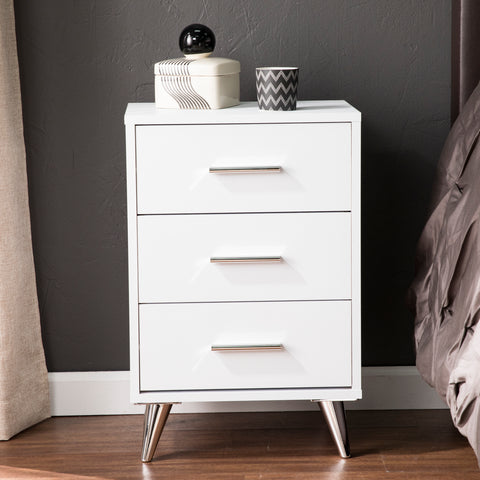 Image of Owen Midcentury Modern Storage Nightstand