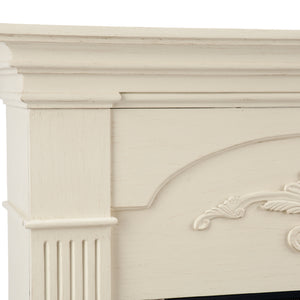 Sicilian Touch Screen Electric Fireplace - Ivory