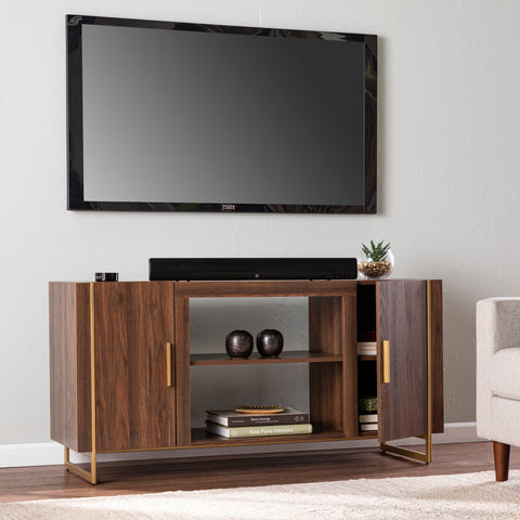 Image of Media console w/ gold accents Image 7