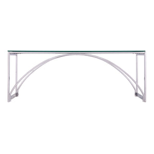 Stevenly Glass-Top Cocktail Table