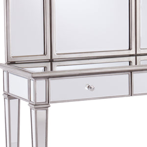 Glam vanity desk w/ matching mirror Image 4