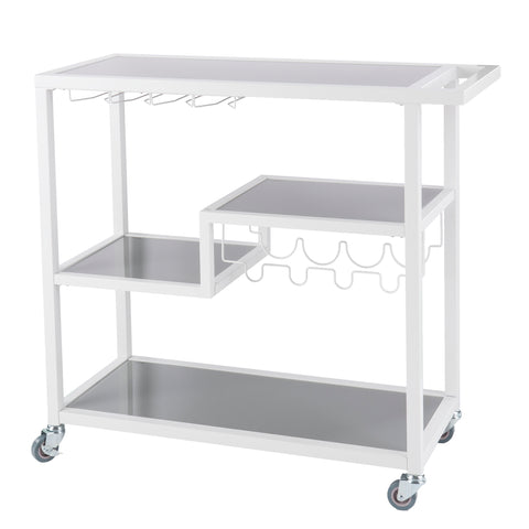 Image of Holly & Martin Zephs Bar Cart - White