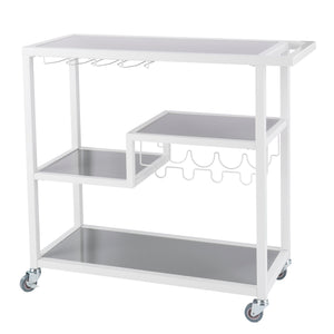 Holly & Martin Zephs Bar Cart - White