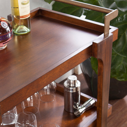 Image of 3-tier bar/serving cart Image 2