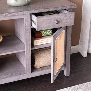 Rustic entertainment center w/ media storage Image 2