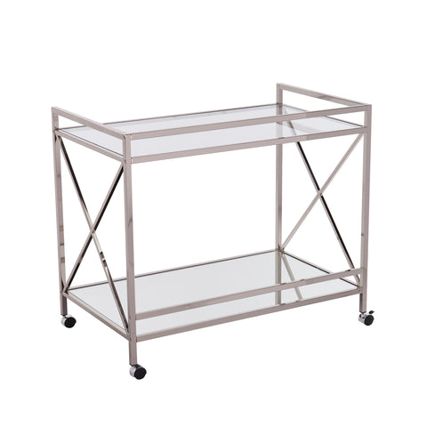 Image of Maxton Silver Bar Cart