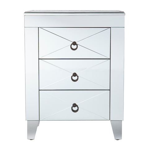 Image of Mirrored side table with storage Image 4