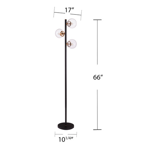 Image of Modern floor lamp w/ 3 lights Image 10