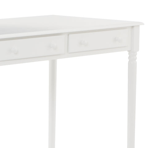 Image of Writing 2-Drawer Desk – Crisp White