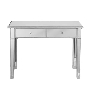 Mirage Mirrored 2-Drawer Console Table