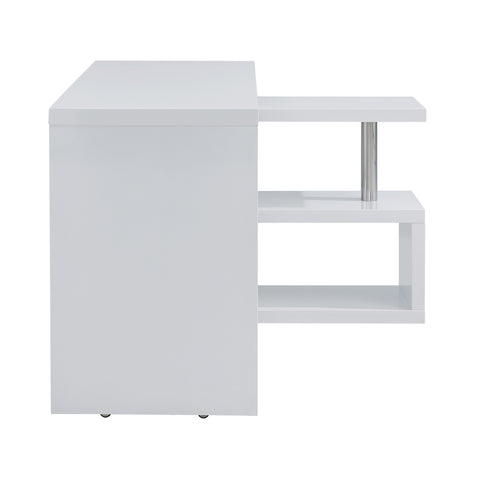 Image of Yates Multifunctional Corner/L Desk w/ Shelves