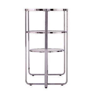 Maxina Mirrored Console Table w/ Storage