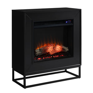 Modern electric fireplace mantel Image 4