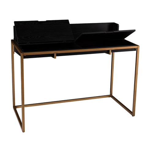 Image of Two-tone writing desk Image 8