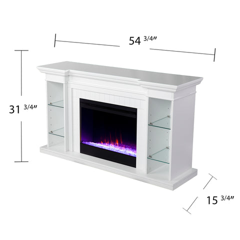 Image of Fireplace curio w/ color changing flames Image 8