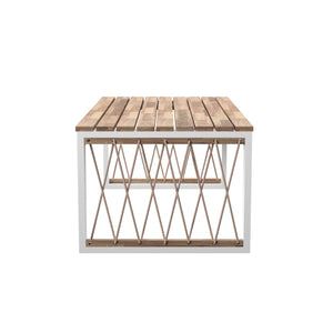 Slatted outdoor coffee table Image 2