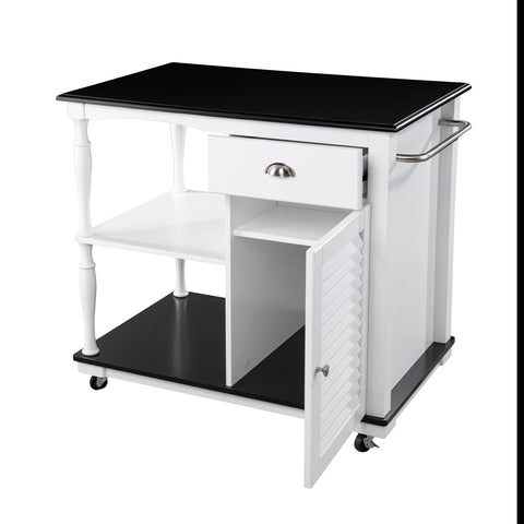 Image of Muxlow Rolling Kitchen Island w/ Storage