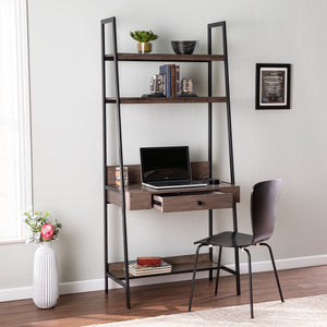 Ladder-style writing desk w/ storage Image 3