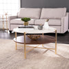 Round coffee table w/ storage Image 1