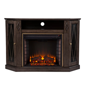 Electric fireplace media console Image 3