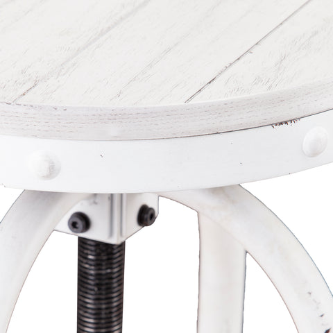 Image of Stool adjusts from casual seating to counter height Image 7