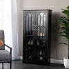 Double-door cabinet w/ media storage Image 1