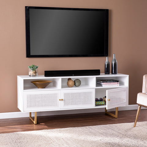 Image of Two-tone media console Image 3