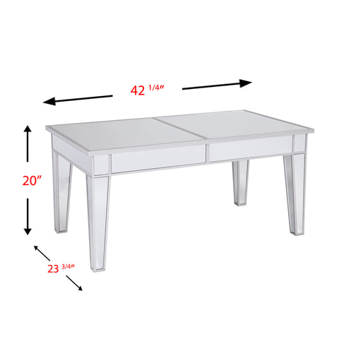 Image of Sophisticated, mirrored table Image 6