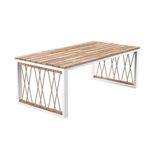 Slatted outdoor coffee table Image 3