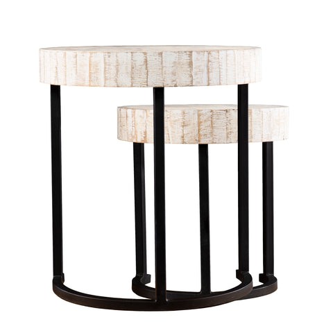 Image of Pair of nesting accent tables Image 5