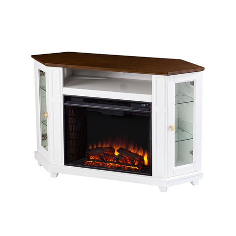 Image of Two-tone fireplace w/ media storage Image 4