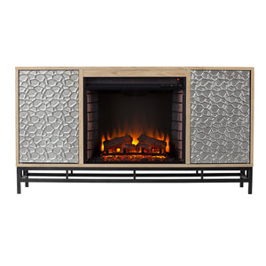 Electric fireplace w/ media storage Image 4