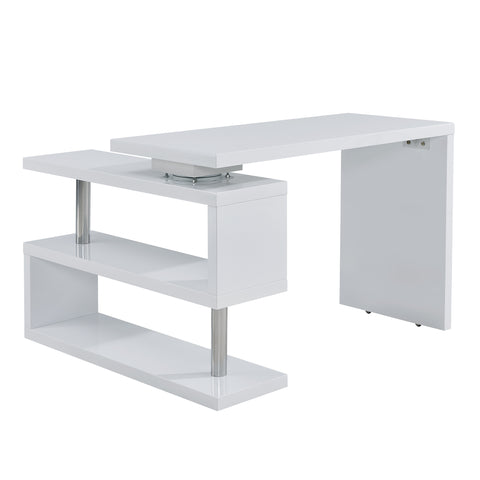 Image of Yates Multifunctional Corner/L Desk w/ Shelves