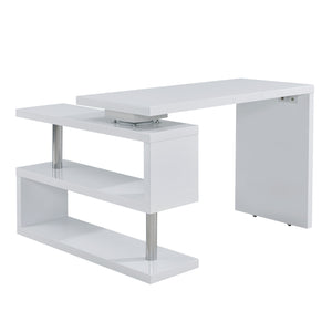 Yates Multifunctional Corner/L Desk w/ Shelves