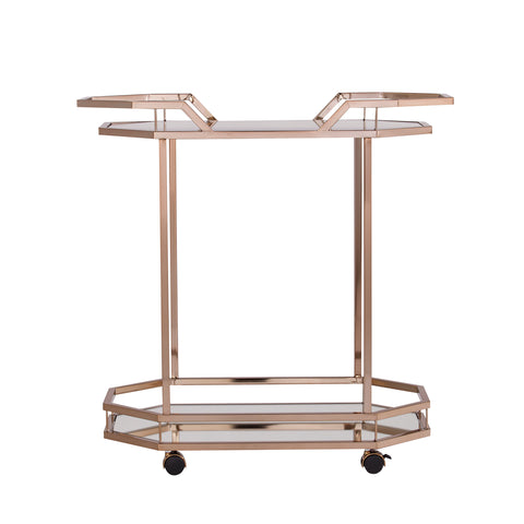 Image of Mirrored bar cart Image 6