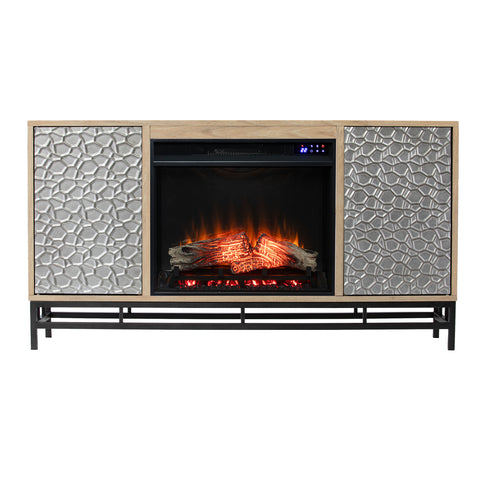 Image of Electric fireplace w/ media storage Image 4