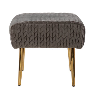 Elegant ottoman or vanity stool Image 5