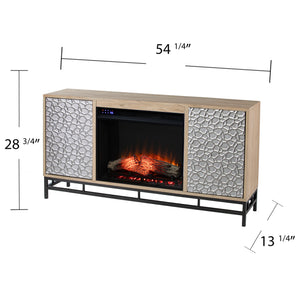 Electric fireplace w/ media storage Image 10