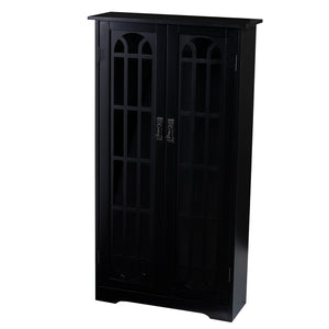 Double-door cabinet w/ media storage Image 3