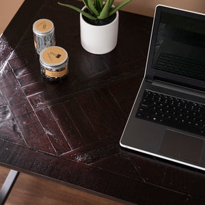 Reclaimed wood computer desk or small space dining table Image 2