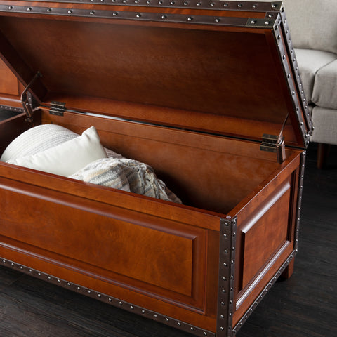 Image of Trunk style coffee table w/ storage Image 6