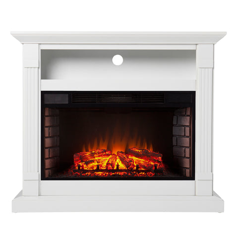 Image of Widescreen media fireplace Image 3