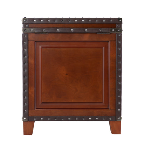 Image of Trunk style end table w/ storage Image 3